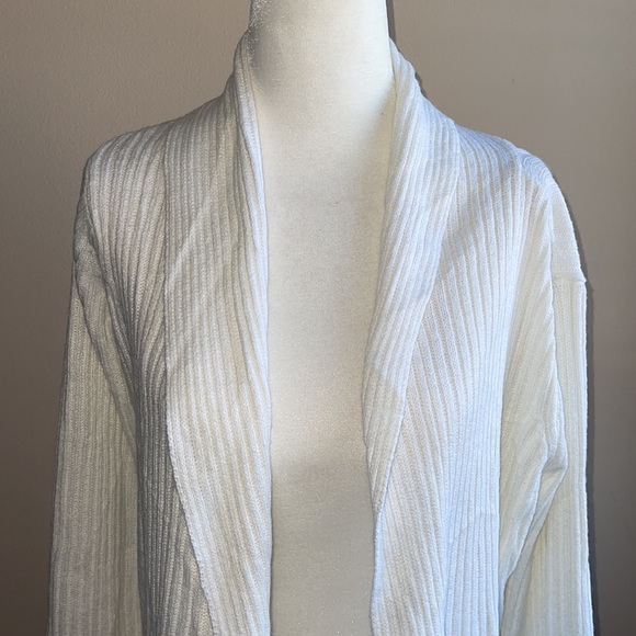 Seduction White long sleeve Cardigan Large - Picture 3 of 12